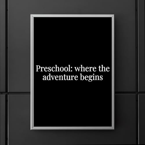 Preschool Headstart Kit Posters - Preschool Wall Art Poster - Inspiring Classroom Decor for Kids, Motivational Nursery Adv...