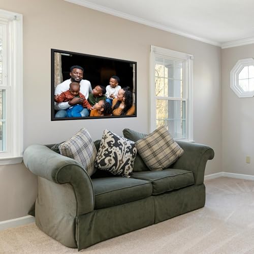 INNOVART Aluminum Snap Frame for Poster 24” x 33”, Front Load Snap Frame Poster with PVC Protective Film for A1 Size, Wate...