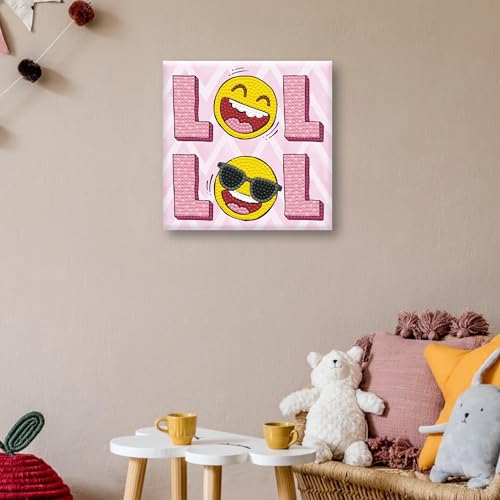 DIAMOND DOTZ LOL Dotz Box Emoji Diamond Painting Kits for Adults - Diamond Art Kits a Relaxing Creative Craft Kit with Dot...