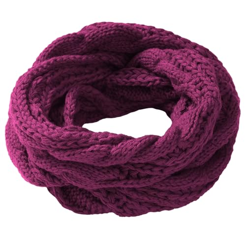 Scarf for Women - Winter Scarf Infinity Scarfs for Women for Cold Weather, Warm Knit Winter Infinity Circle Loop Scarves
