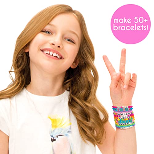 Just My Style DIY Bracelet Making Kit with 2000+ Beads, Storage Case & Instructions