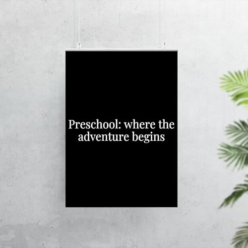 Preschool Headstart Kit Posters - Preschool Wall Art Poster - Inspiring Classroom Decor for Kids, Motivational Nursery Adv...