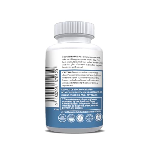 #1 Complete Research Vision Formula Advanced Eye Health Vitamin & Mineral Supplements for Adults w/Bilberry, Lutein, Zeaxa...