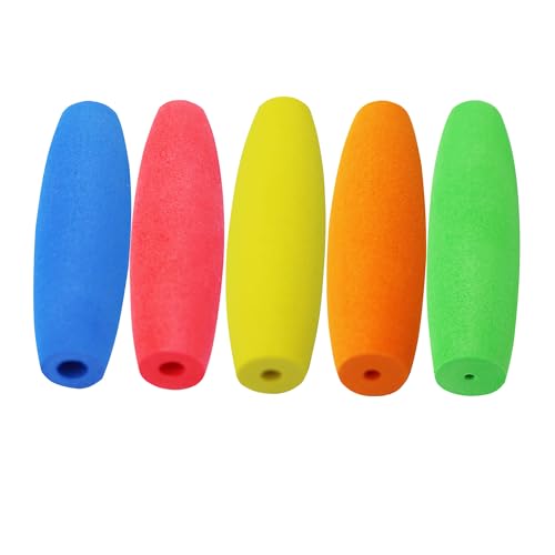 MEYAGO 5PCS Crochet Hook Grips Set Ergonomic Crochet Hook Handle Multi-Size Ergonomic Crochet Hook Handle Attachment - Fit...