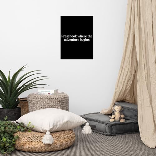 Preschool Headstart Kit Posters - Preschool Wall Art Poster - Inspiring Classroom Decor for Kids, Motivational Nursery Adv...