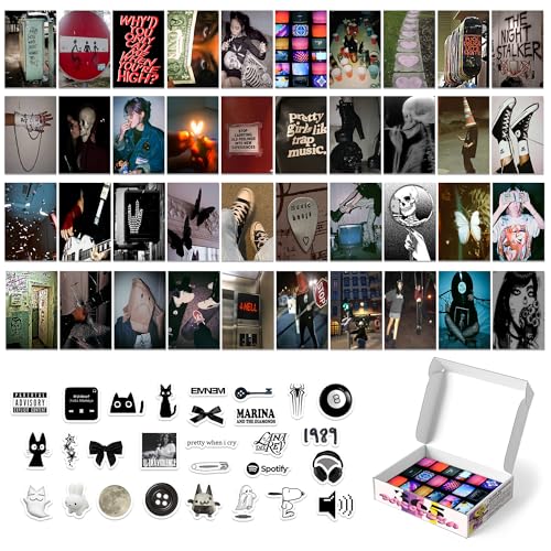 365DoRoTeYa Downtown Girl Aesthetic Posters – Retro Music And Classic Rock Wall Art Prints, Funky Y2K Vintage Posters for ...