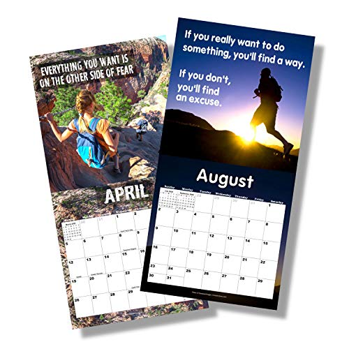 2026 Success Motivational Wall Calendar, Powerful Inspirational Quotes for Success in Life and Business, Large 12 x 12 Inc...