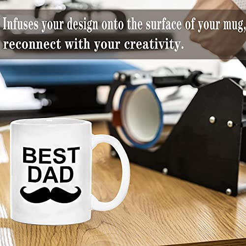 TANGLONG Sublimation Mugs 15 oz, Sublimation Blanks, Bulk Coffee Mugs,White Cups for Coffee,Latte, Soup, Milk, Hot Cocoa S...