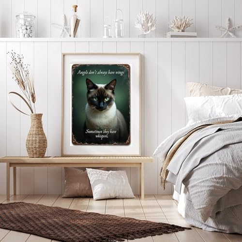 TZTTZT Diamond Art Kits for Adults - Cat Green Eyes Inspirational Poster Diamond Painting Kits for Adults Beginner, 12x16 ...