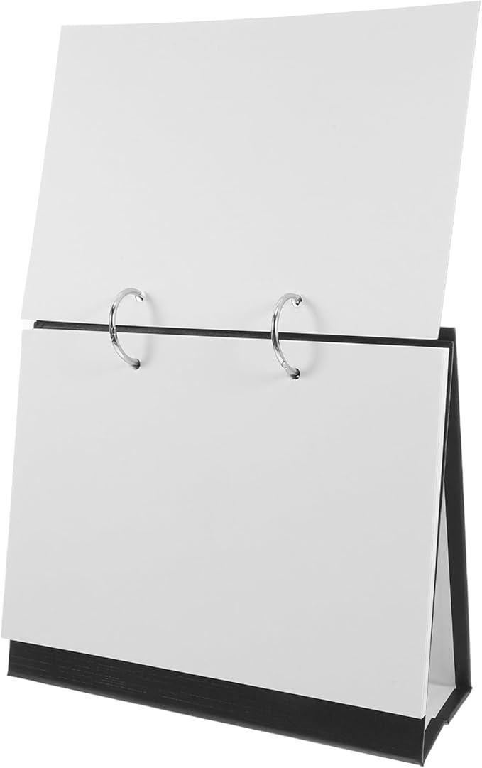 Gadpiparty Flip Desk Calendar Blank Calendar Kit Paper Notebook Thick Paper Quality for Writing