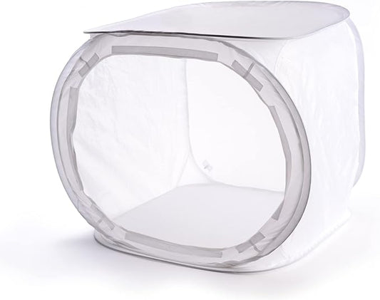 Photomyne Photo Studio Light Box – Foldable Collapsible Photography Tent with Carrying Bag, Glare-Free Diffuser for Produc...