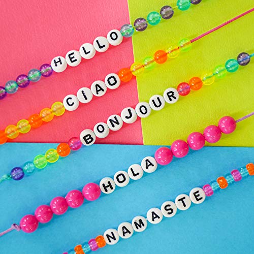 Just My Style DIY Bracelet Making Kit with 2000+ Beads, Storage Case & Instructions