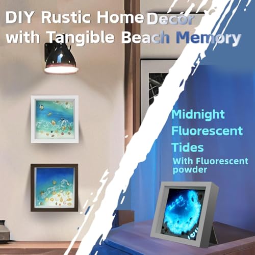 iLAND Crafts for Adults Resin Art Kit DIY Beach Ocean Themed Crafting Adult Girls Night Craft Making Set Date Night Painti...