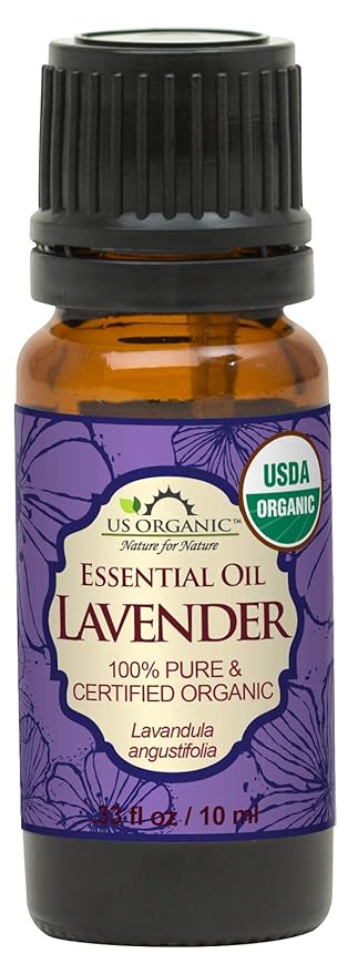 US Organic 100% Pure Lavender Essential Oil, Directly sourced from Bulgaria, USDA Certified Organic, Undiluted, for Diffus...
