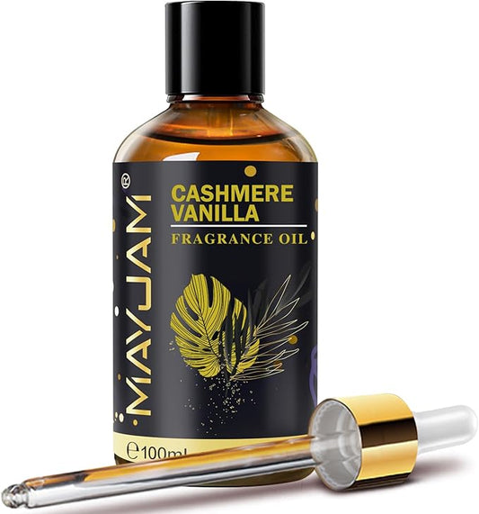 Cashmere Vanilla Fragrance Oil Essential Oil, MAYJAM 3.38FL.OZ Cashmere Vanilla Oil for Diffusers for Home, Long Lasting S...
