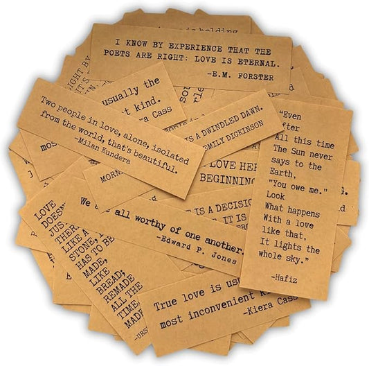 TriluckyDeco Wedding Scrapbook Stickers Love Quotes Vintage,Couples Lover Themed Anniversary Photo Album Retro Ephemera Sc...