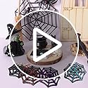 1 Set of Cobweb Coaster Silicone Resin Mold with 4 Pcs Spider Web Shaped Epoxy Silicone Placemat Coasters Casting Molds Tr...