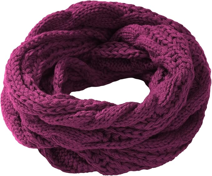 Scarf for Women - Winter Scarf Infinity Scarfs for Women for Cold Weather, Warm Knit Winter Infinity Circle Loop Scarves