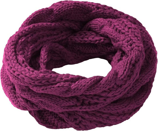 Scarf for Women - Winter Scarf Infinity Scarfs for Women for Cold Weather, Warm Knit Winter Infinity Circle Loop Scarves
