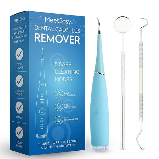 MeetEasy Dental Cleaner Tool Kit - Dental Care for Adult - 100% Proven Safe