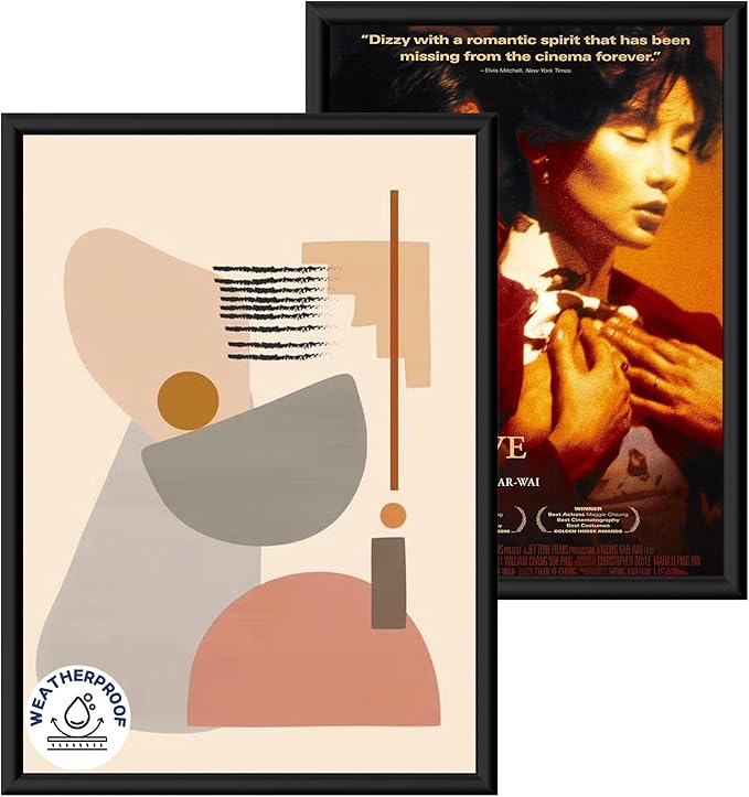 INNOVART Aluminum Snap Frame for Poster 24” x 33”, Front Load Snap Frame Poster with PVC Protective Film for A1 Size, Wate...