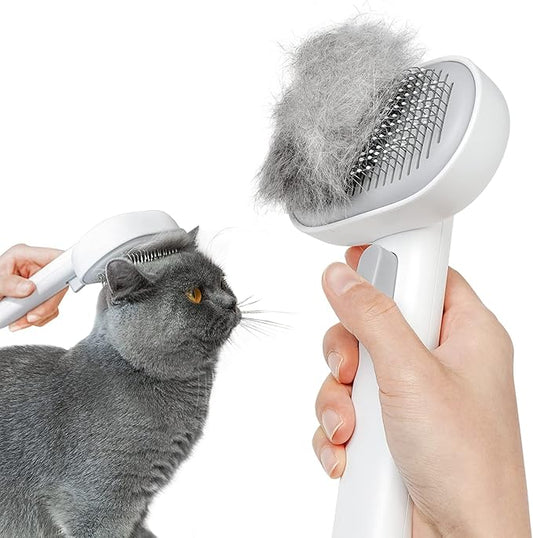 Aumuca Cat Brush for Shedding, Cat Brushes for Indoor Cats, Cat Brush for Long or Short Haired Cats, Cat Grooming Brush Ca...