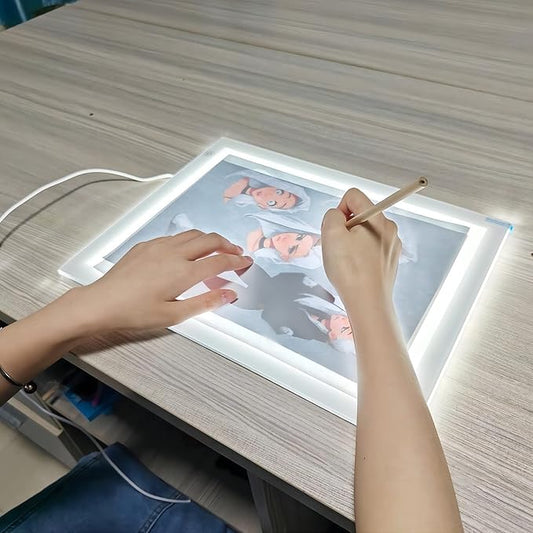 YINGWOND B4 Artist Tracing Light Box Board with Internal Cord, 14.2 * 10.6 in, 3 Levels of Brightness, Ultra-Thin 8000LUX ...