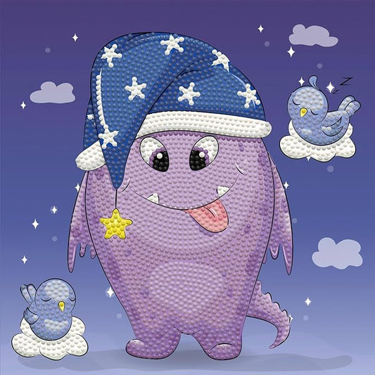 DIAMOND DOTZ Monster Tale Dotz Box Monster Diamond Painting Kits for Adults - Diamond Art Kits a Relaxing Creative Craft K...