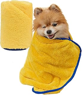 PETHROOM Ultra Absorbent Pet Towel | Quick-Drying, Soft Microfiber Dog & Cat Bath Towel | Lightweight, Durable, Fast Wate...