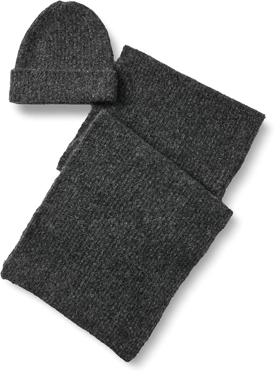Amazon Essentials (Demi's Pick) Unisex Adults' Faux Mohair Scarf & Hat Set
